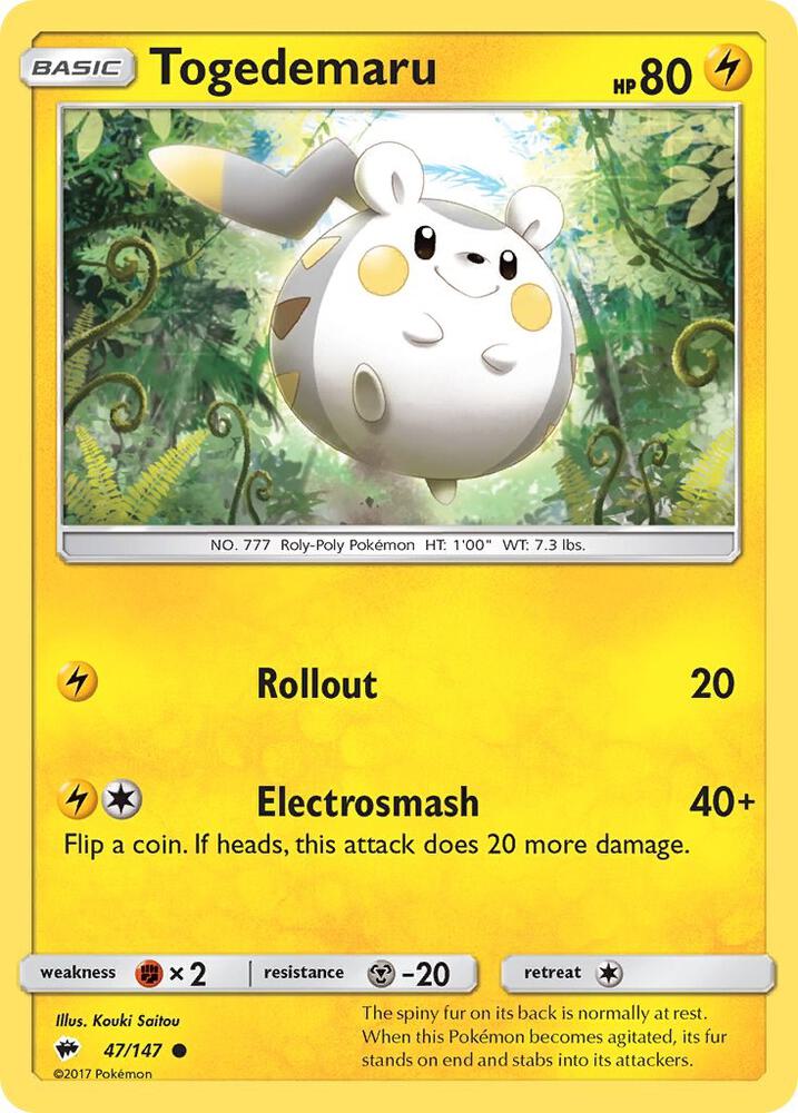 Togedemaru SM03 47/147 Common