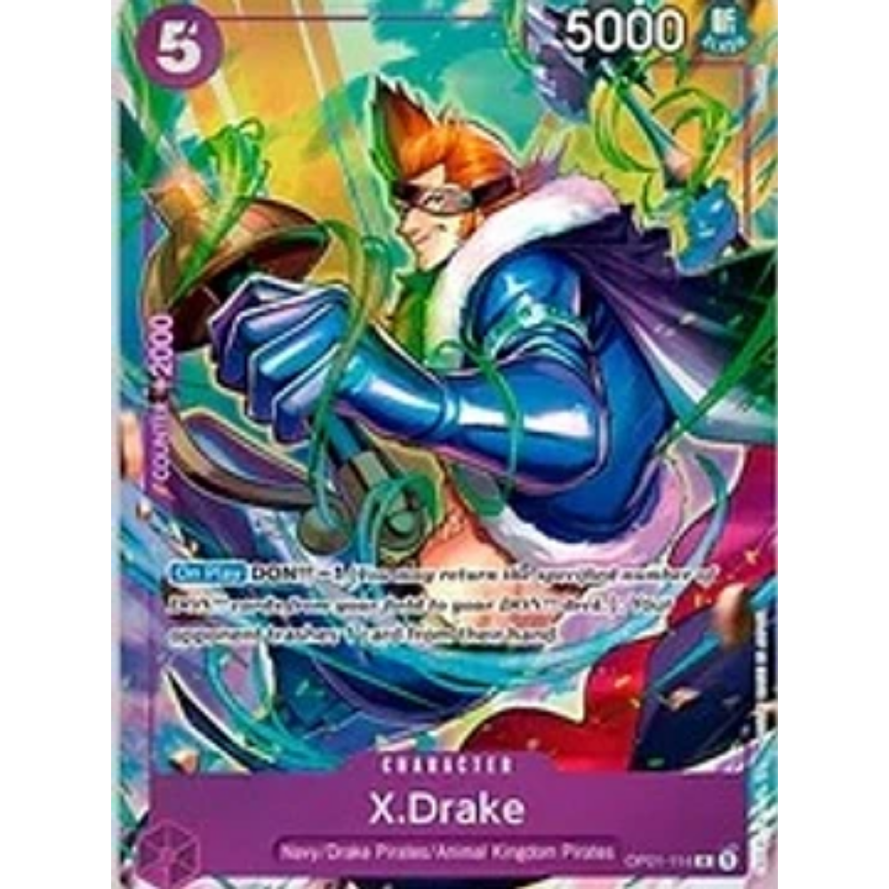 X Drake OP01-114 R P (ENG)
