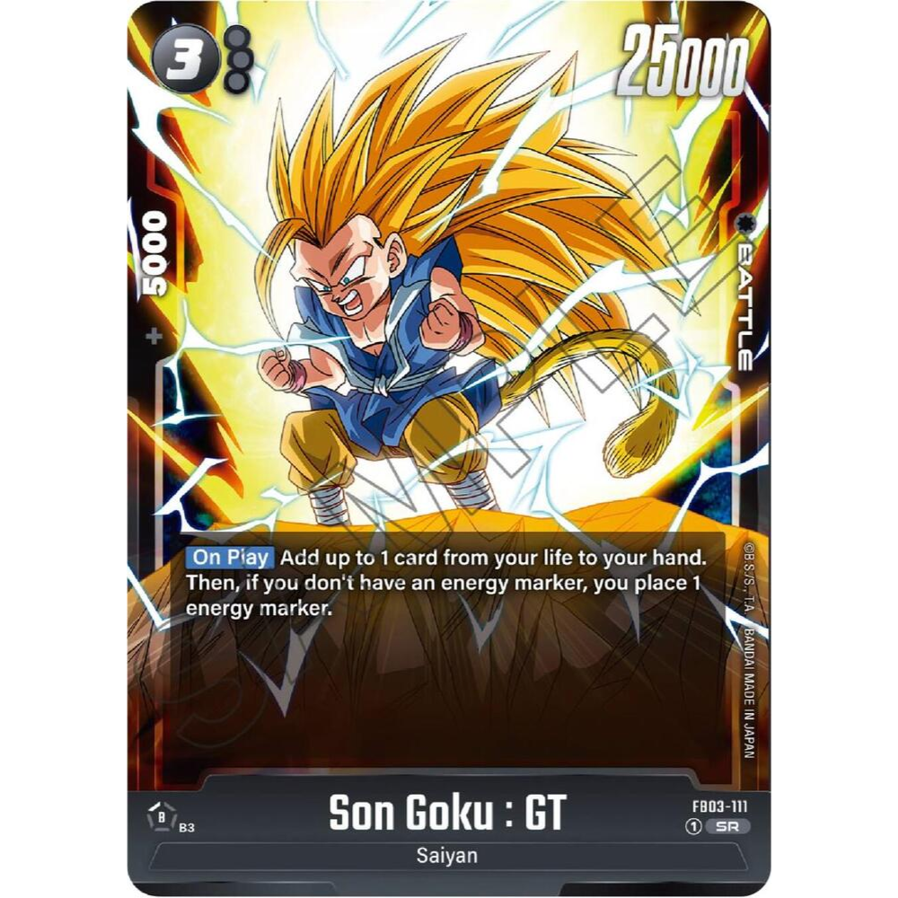 Dragon Ball Fusion World: Son Goku: GT FB03-111 SR