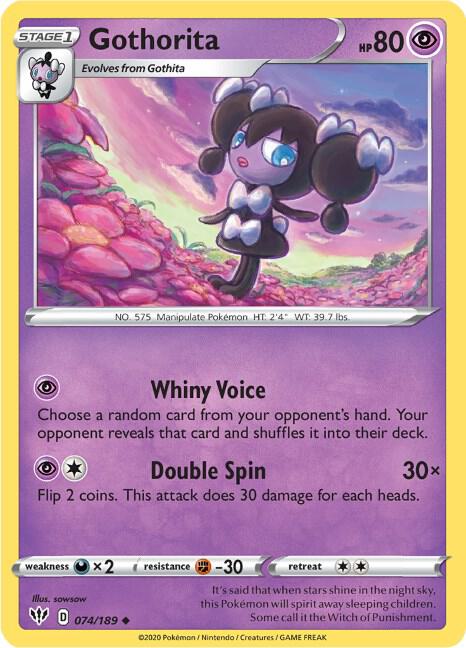 Gothorita SWSH03 074/189 Uncommon