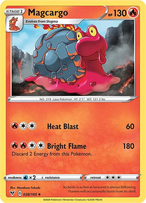 Magcargo SWSH04 028/185 Uncommon