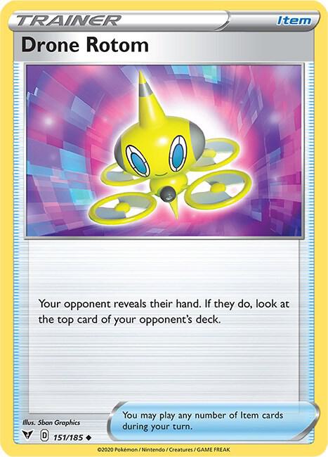 Drone Rotom SWSH04 151/185 Uncommon