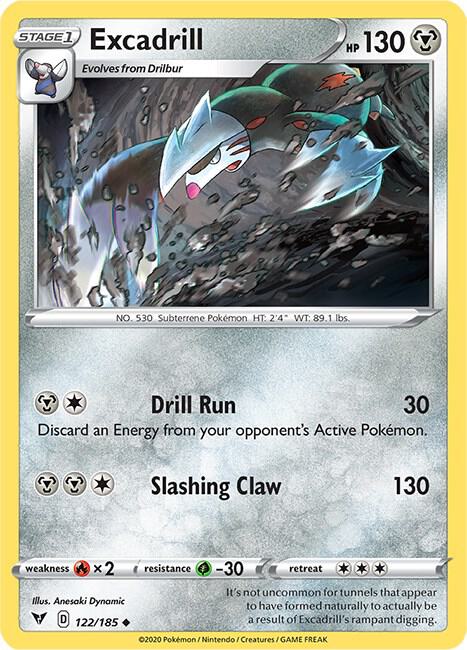 Excadrill SWSH04 122/185 Uncommon