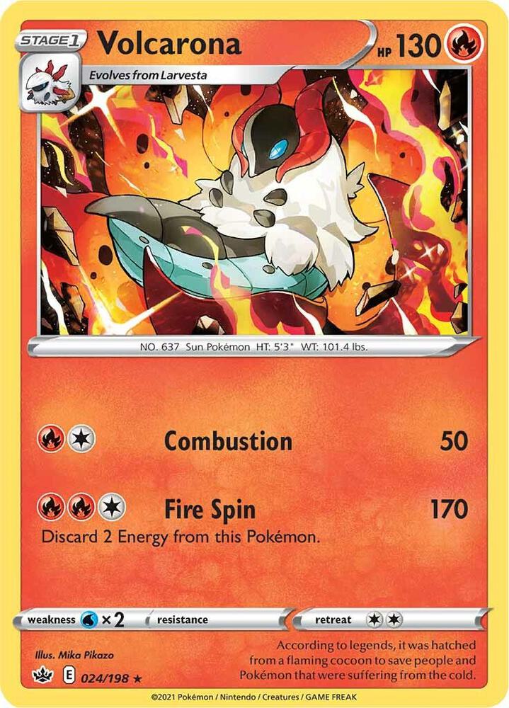 Volcarona SWSH06 024/198 Rare