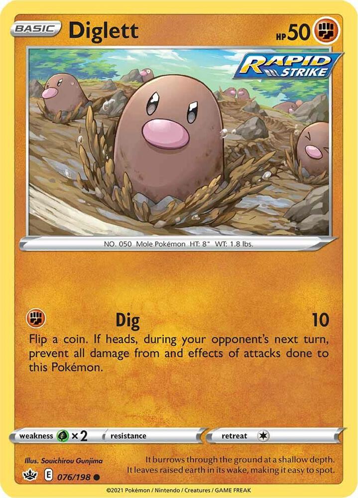 Diglett SWSH06 076/198 Common