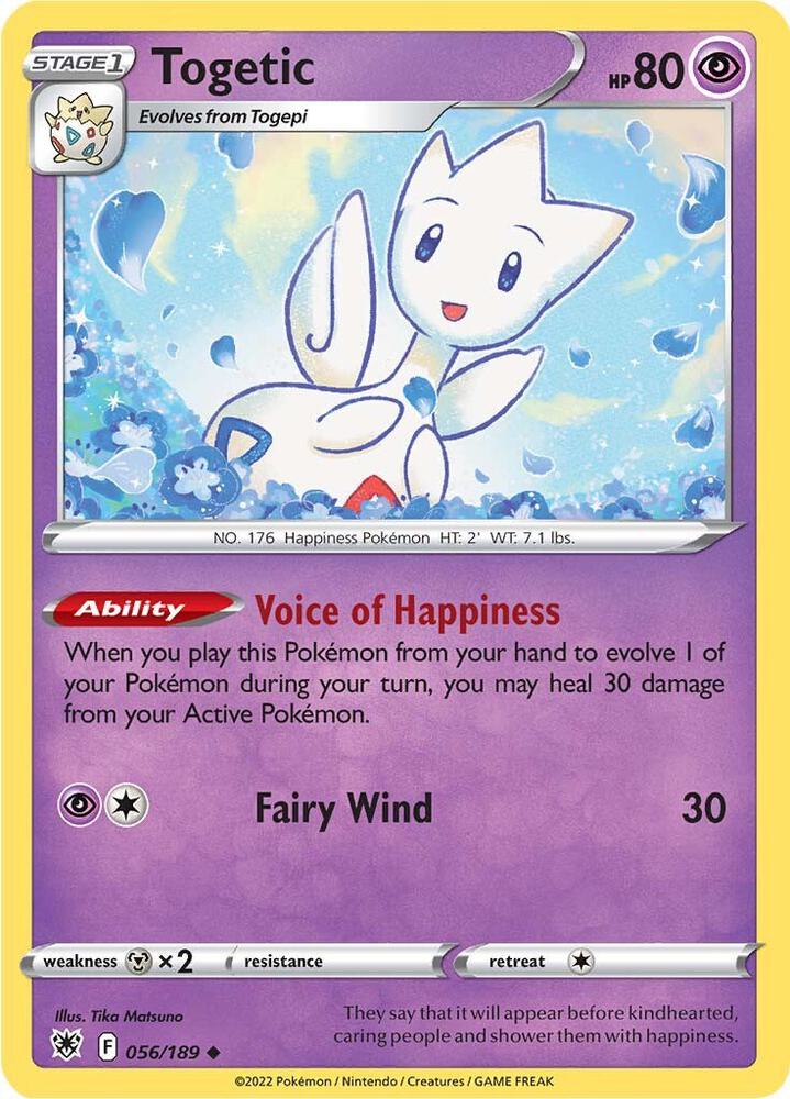 Togetic SWSH10 056/189 Uncommon