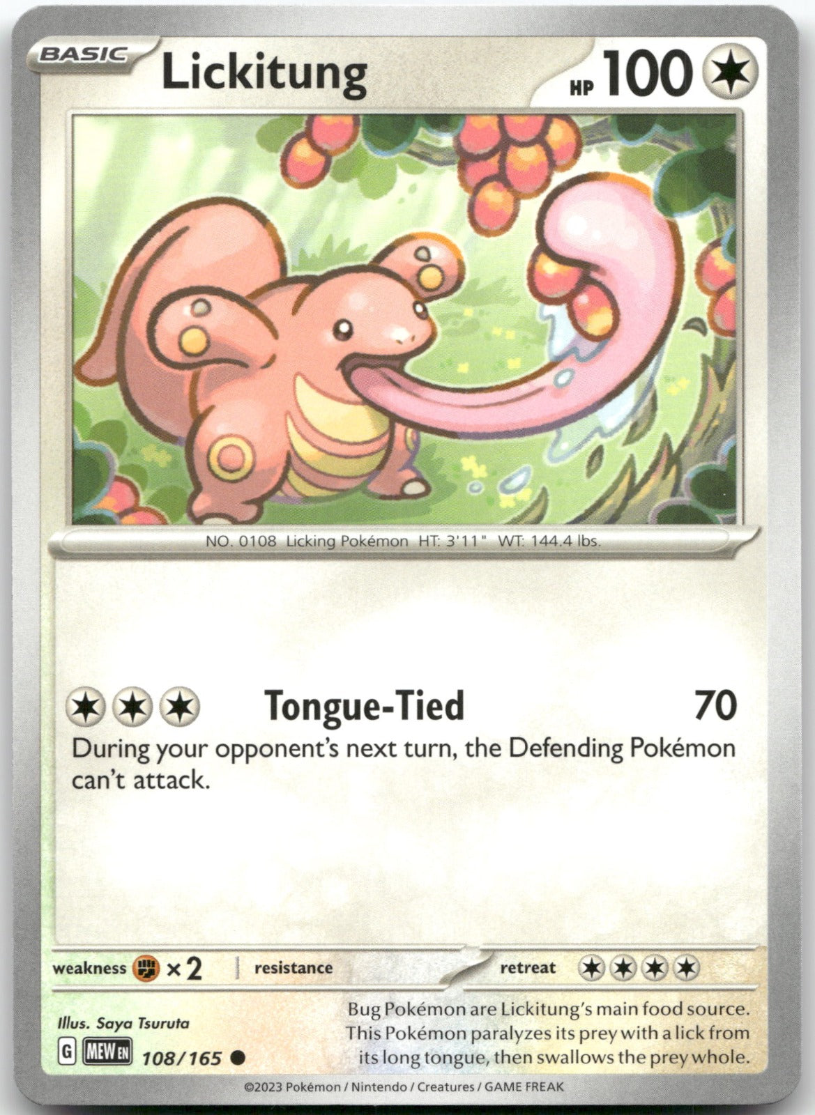 Lickitung MEW 108/165 Common