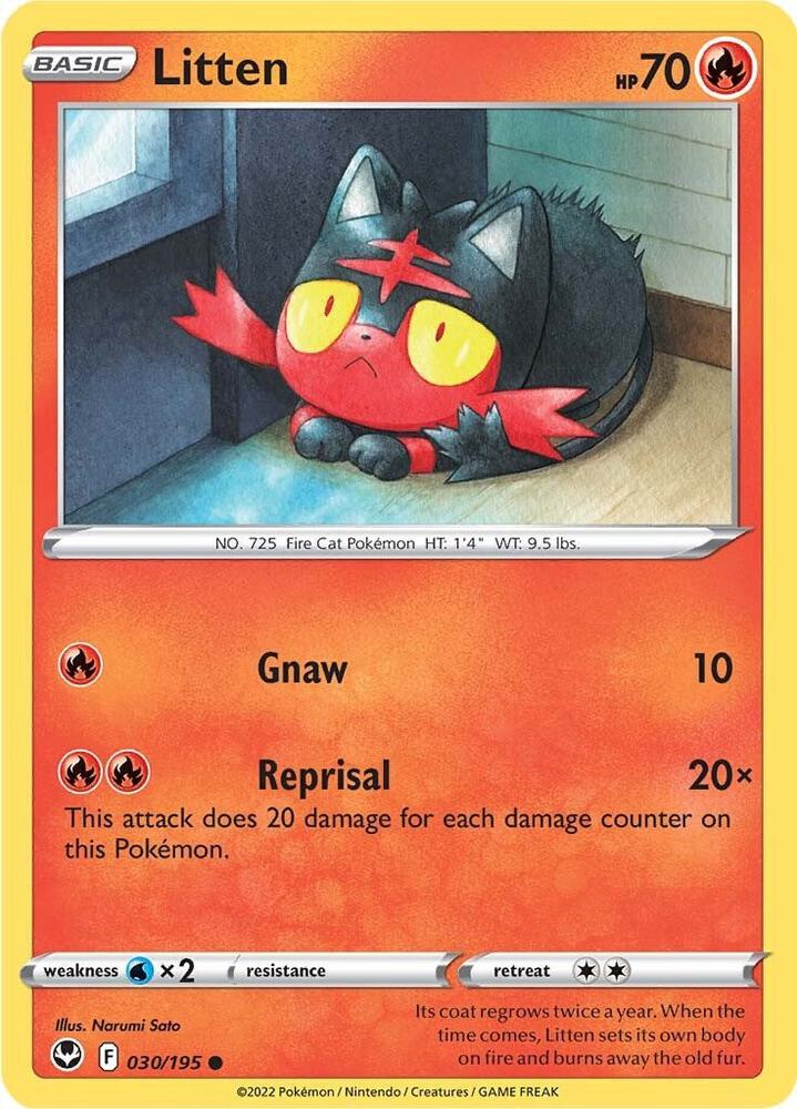 Litten SWSH12 030/195 Common