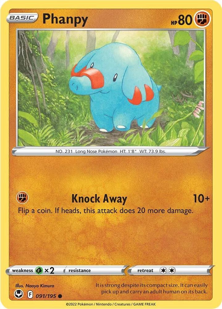 Phanpy SWSH12 091/195 Common