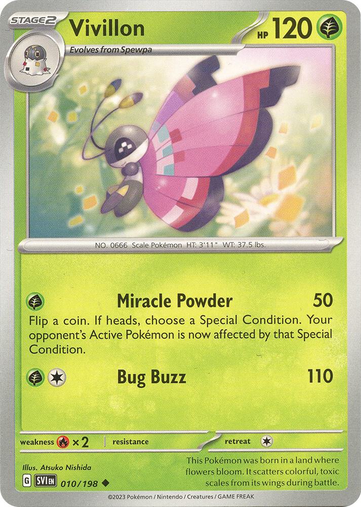 Vivillon SVI 010/198 Uncommon