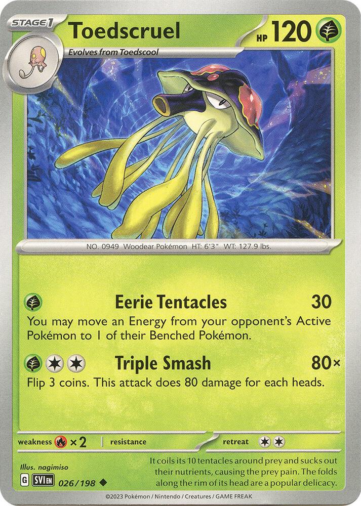 Toedscruel SVI 026/198 Uncommon