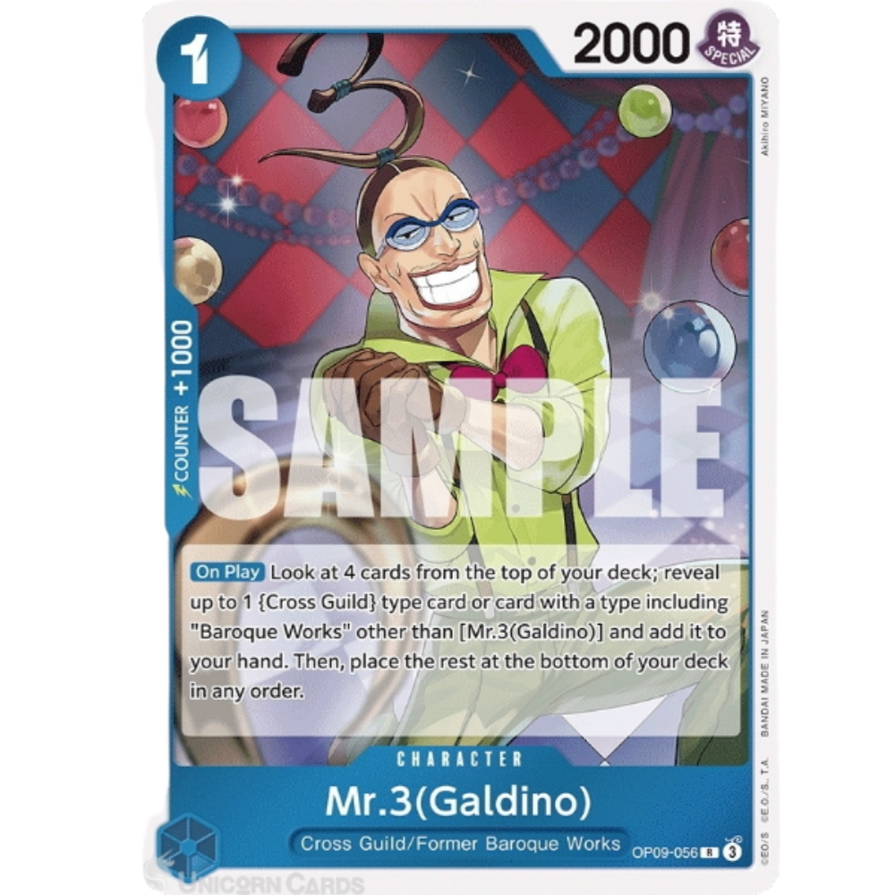 Mr.3 (Galdino) OP09-056 R ENG)