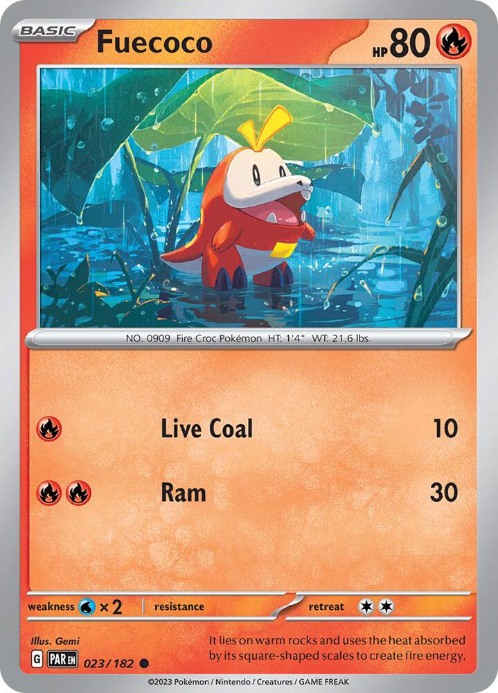 Fuecoco PAR 023/182 Common