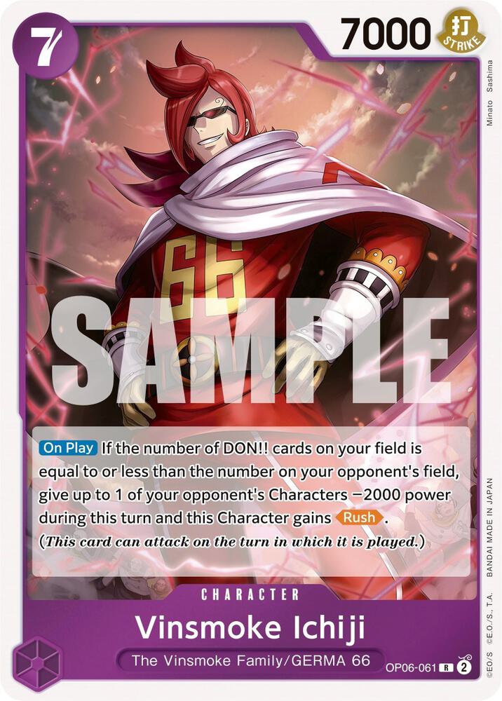 Vinsmoke Ichiji OP06-061 R Foil
