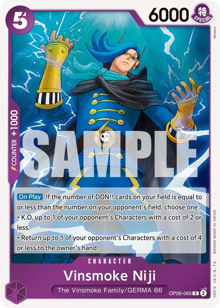 Vinsmoke Niji OP06-065 R Foil