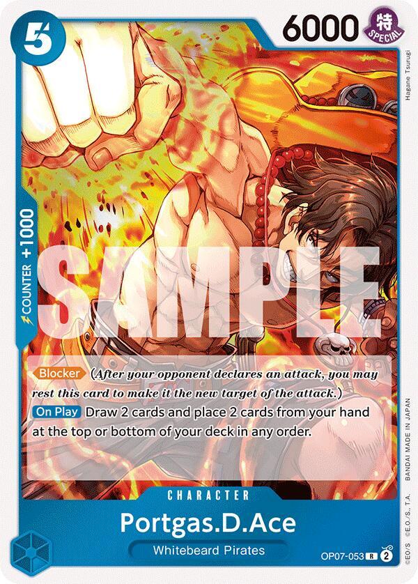 Portgas.D.Ace OP07-053 R Foil