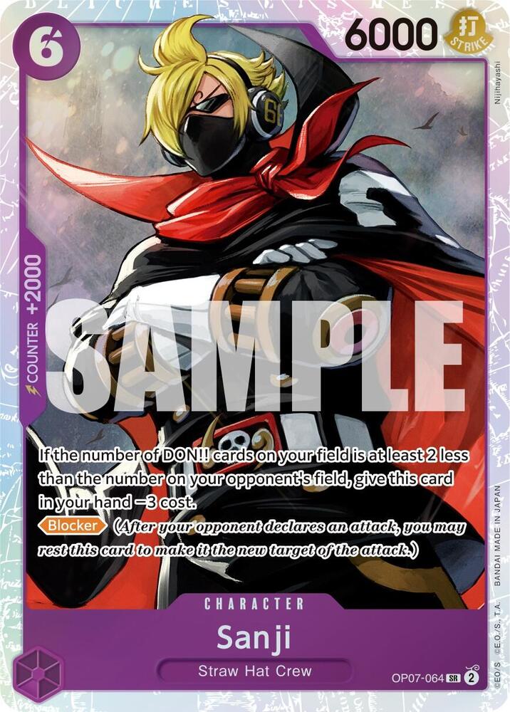 Sanji OP07-064 SR Foil