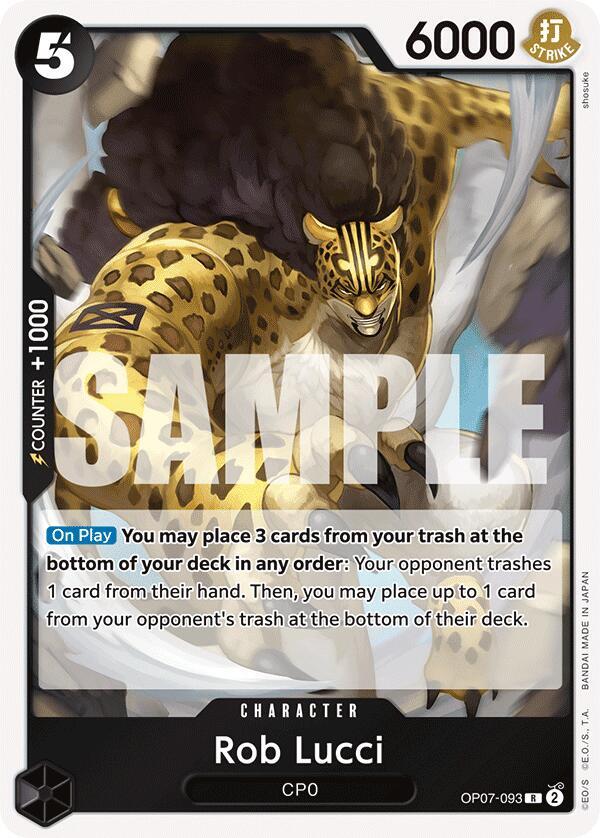 Rob Lucci OP07-093 R Foil
