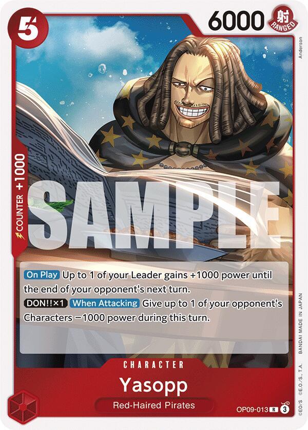 Yasopp OP09-013 R Foil