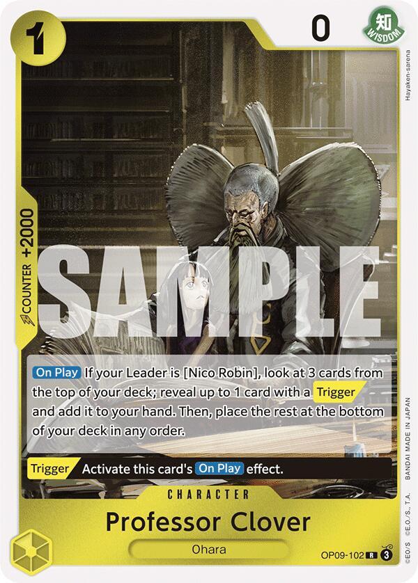 Professor Clover OP09-102 R Foil