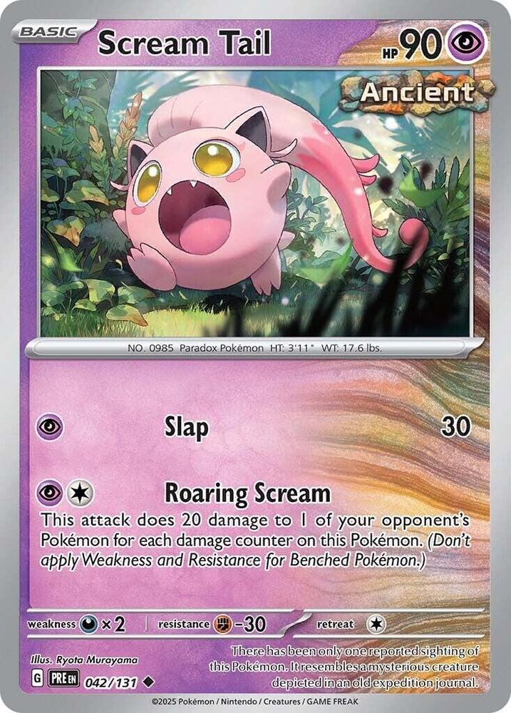 Scream Tail PRE 042/131 Uncommon