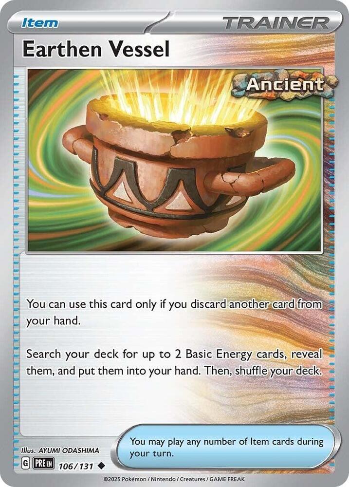 Earthen Vessel PRE 106/131 Uncommon Reverse Holo