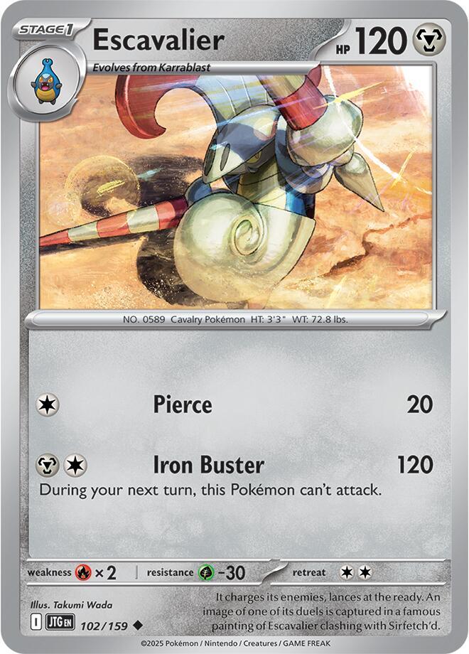Escavalier JTG 102/159 Uncommon