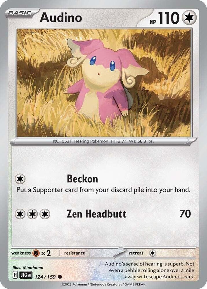 Audino JTG 124/159 Common