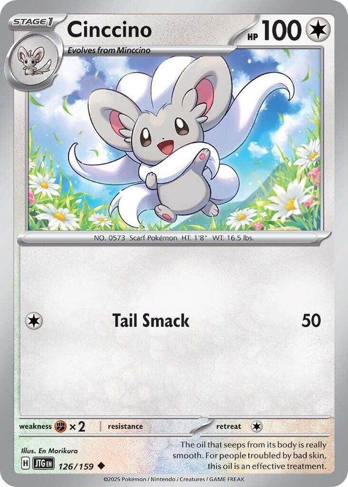 Cinccino JTG 126/159 Uncommon