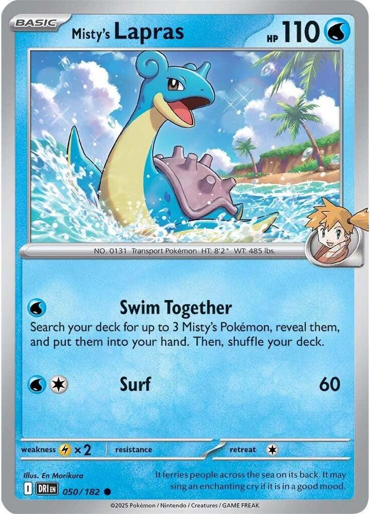 Misty's Lapras DRI 050/182 Common