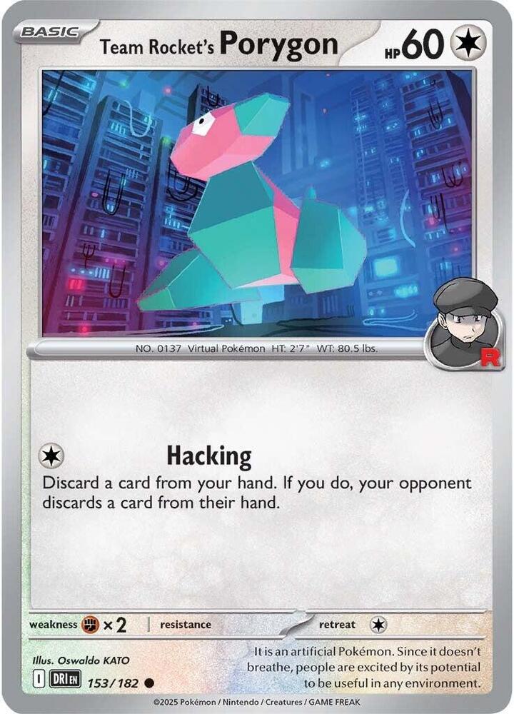 Team Rocket's Porygon DRI 153/182 Common