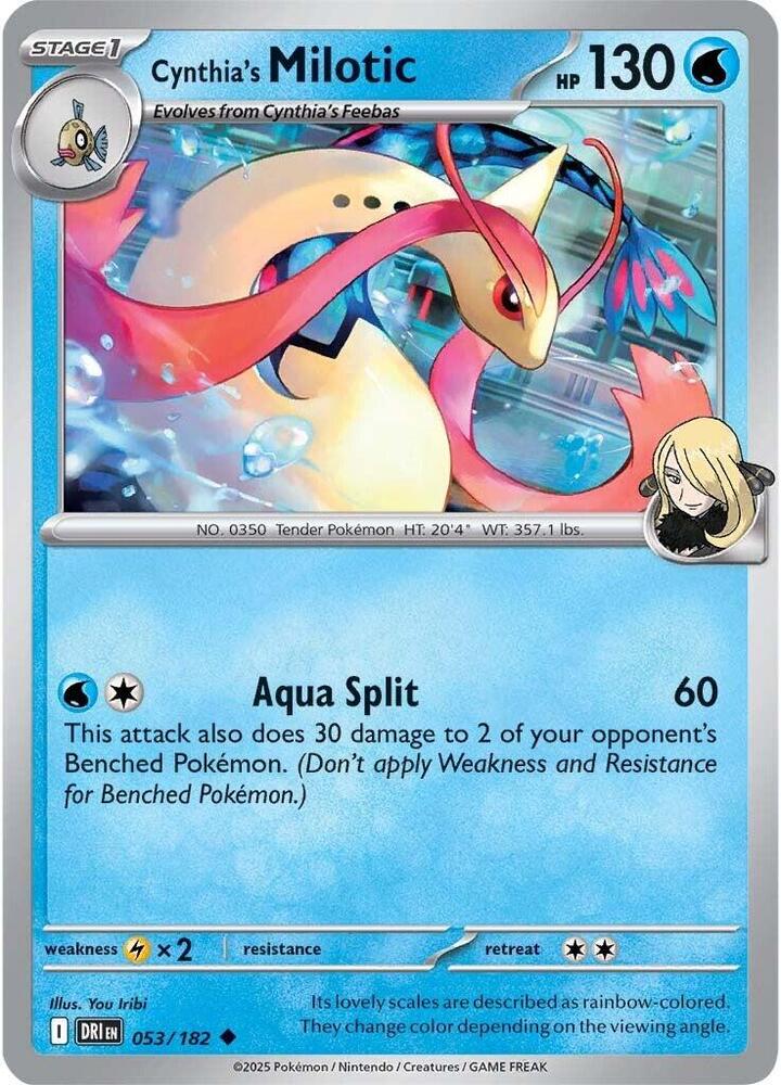 Cynthia's Milotic DRI 053/182 Uncommon