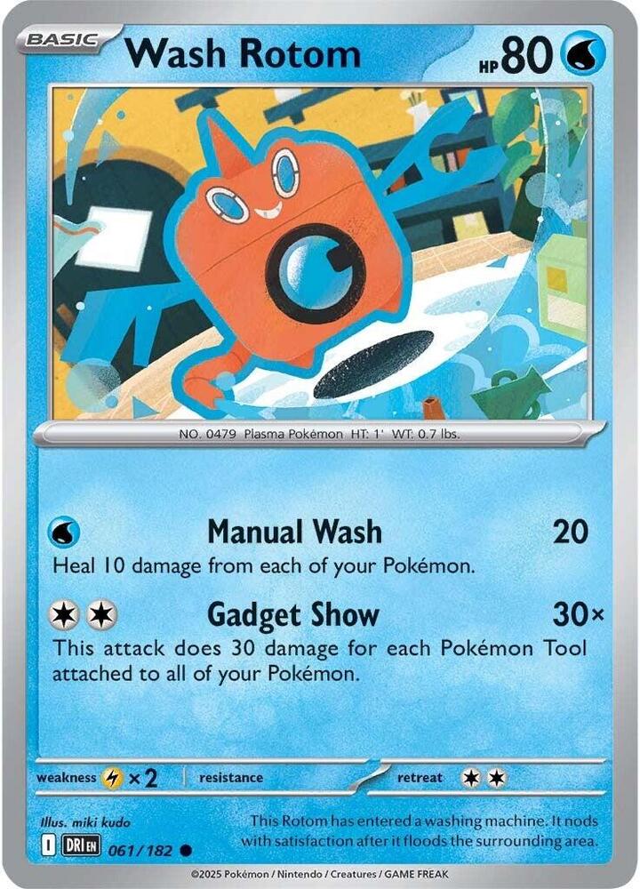 Wash Rotom DRI 061/182 Common