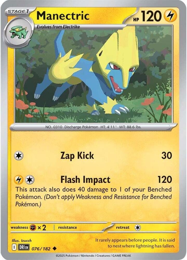 Manectric DRI 076/182 Uncommon