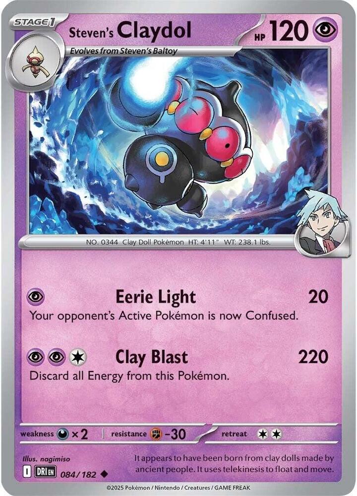 Steven's Claydol DRI 084/182 Uncommon