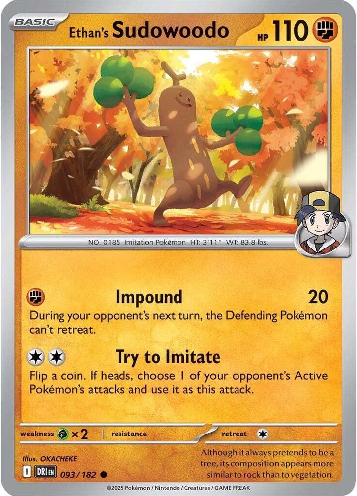 Ethan's Sudowoodo DRI 093/182 Common