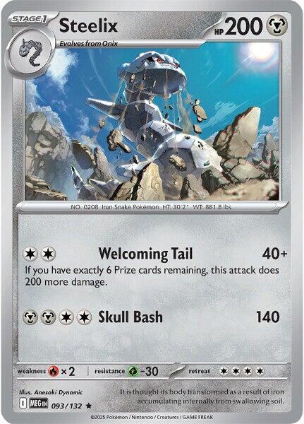 Steelix MEG 093/132 Rare Holo