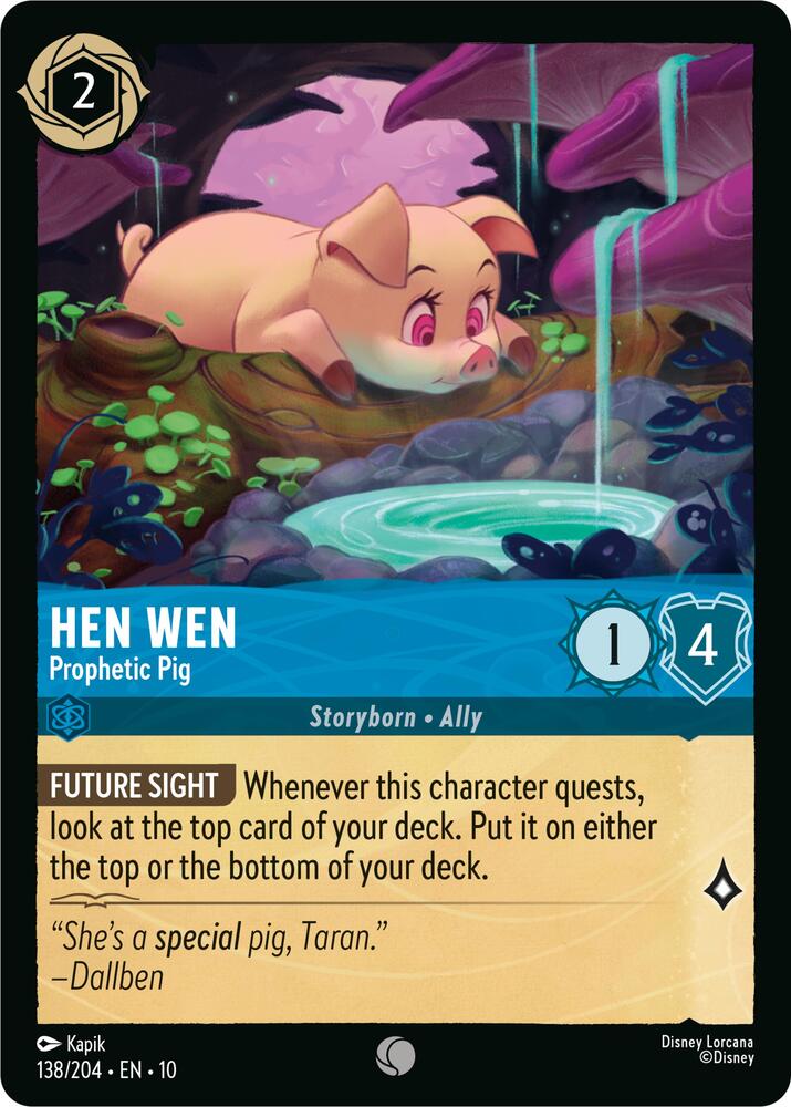Hen Wen Prophetic Pig 138/204 Common