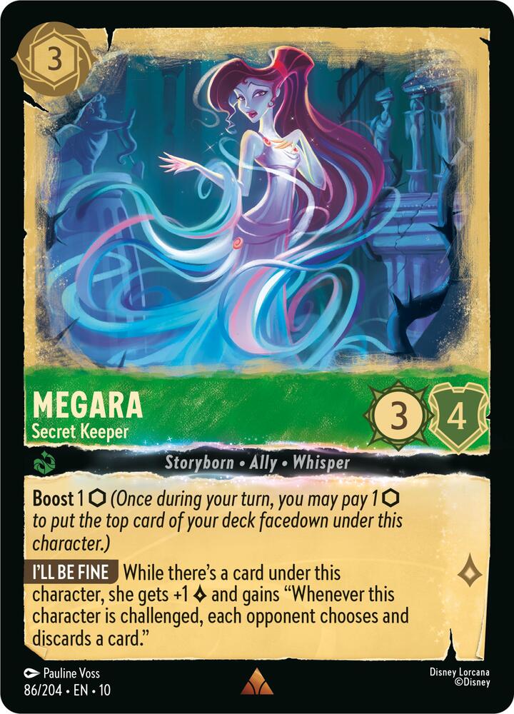 Megara Secret Keeper 86/204 Rare