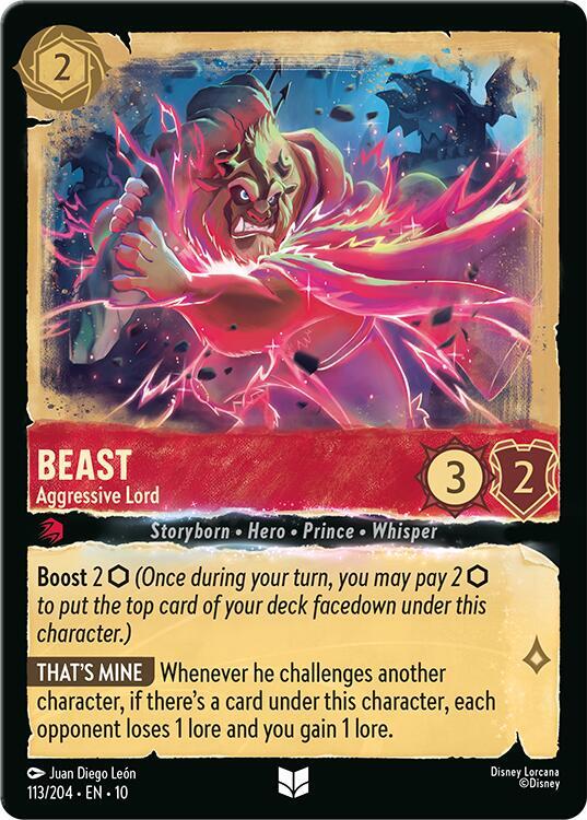 Beast Aggressive Lord 113/204 Uncommon