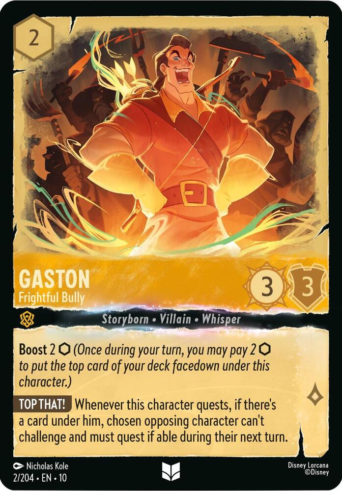 Gaston Frightful Bully 2/204 Uncommon