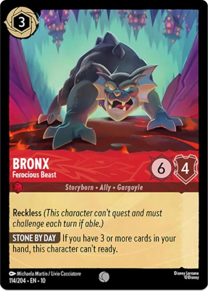 Bronx Ferocious Beast 114/204 Common