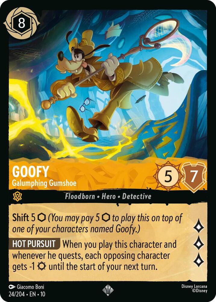 Goofy Galumphing Gumshoe 24/204 Super Rare