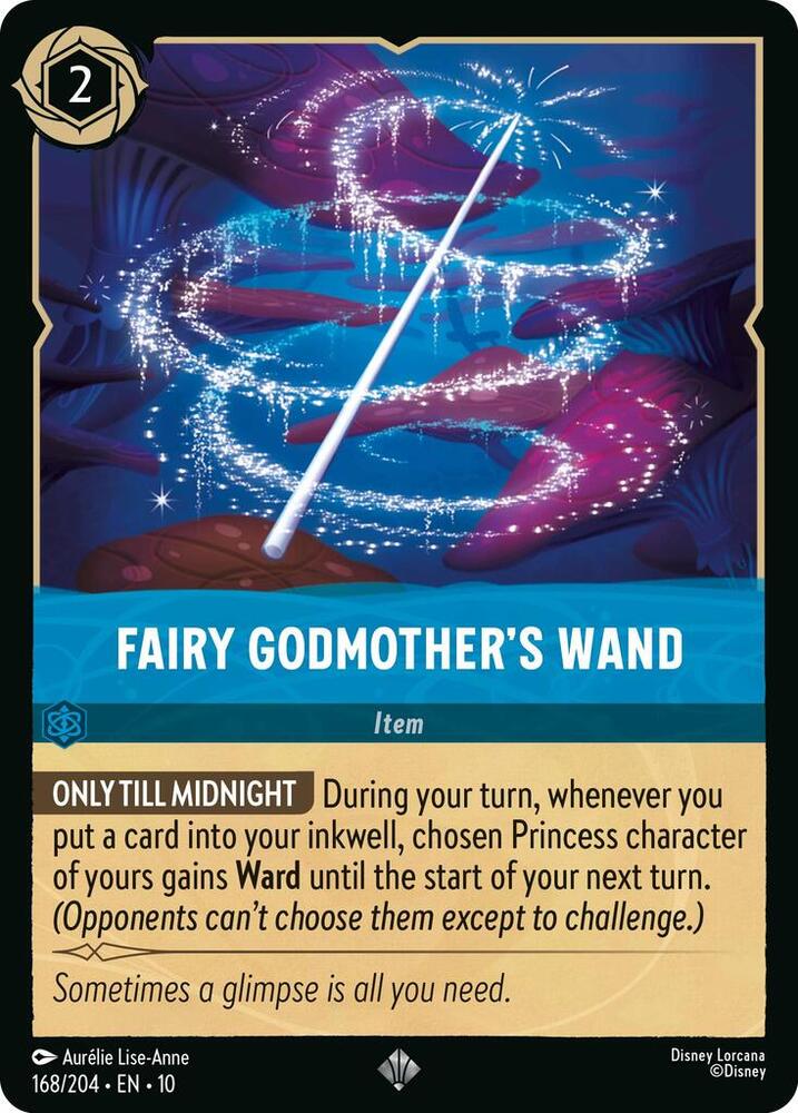 Fairy Godmothers Wand 168/204 Super Rare