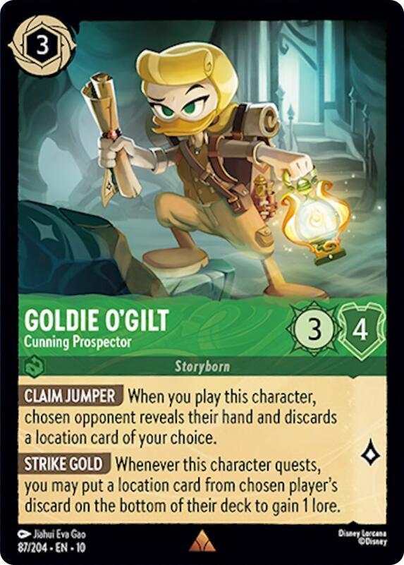 Goldie OGilt Cunning Prospector 87/204 Rare