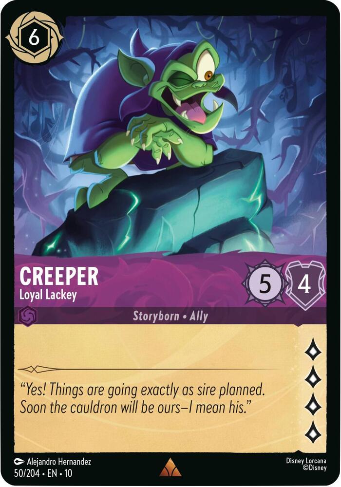 Creeper Loyal Lackey 50/204 Rare