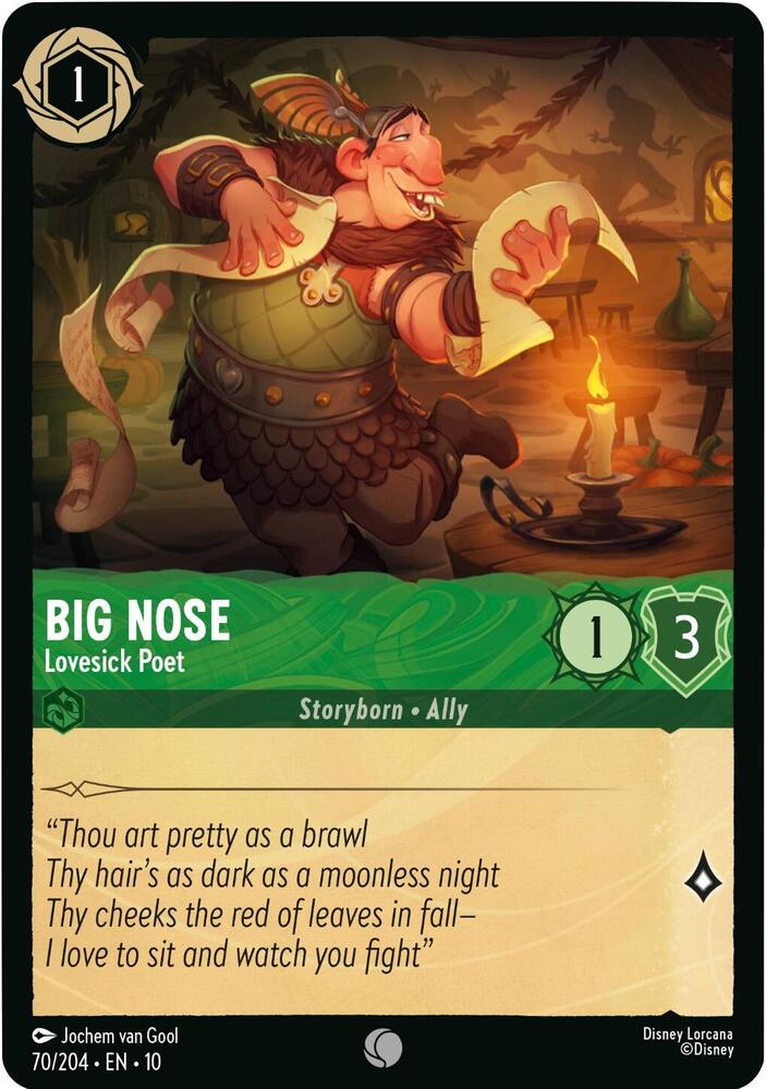 Big Nose Lovesick Poet 70/204 Common