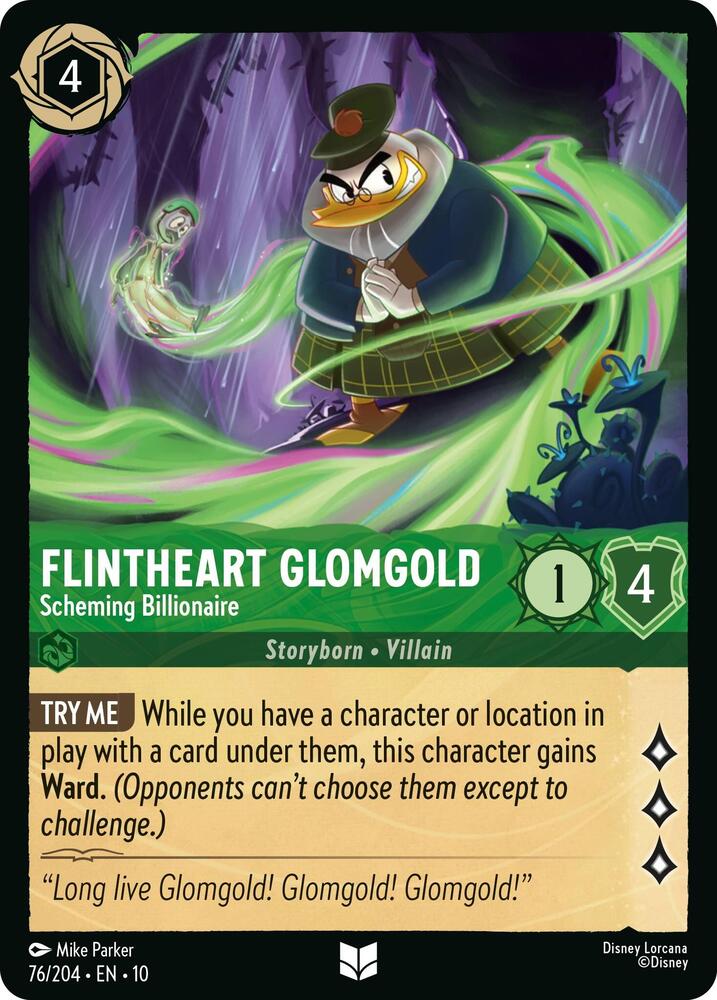 Flintheart Glomgold Scheming Billionaire 76/204 Uncommon
