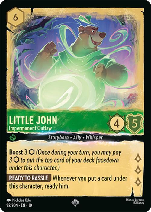 Little John Impermanent Outlaw 92/204 Super Rare