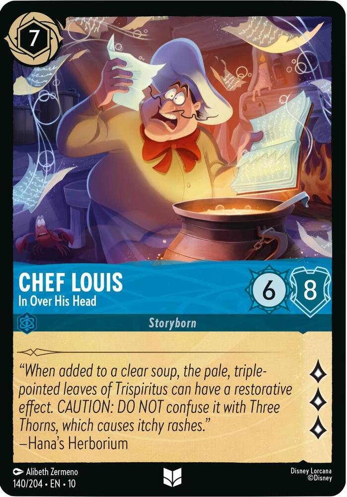 Chef Louis In Over His Head 140/204 Uncommon